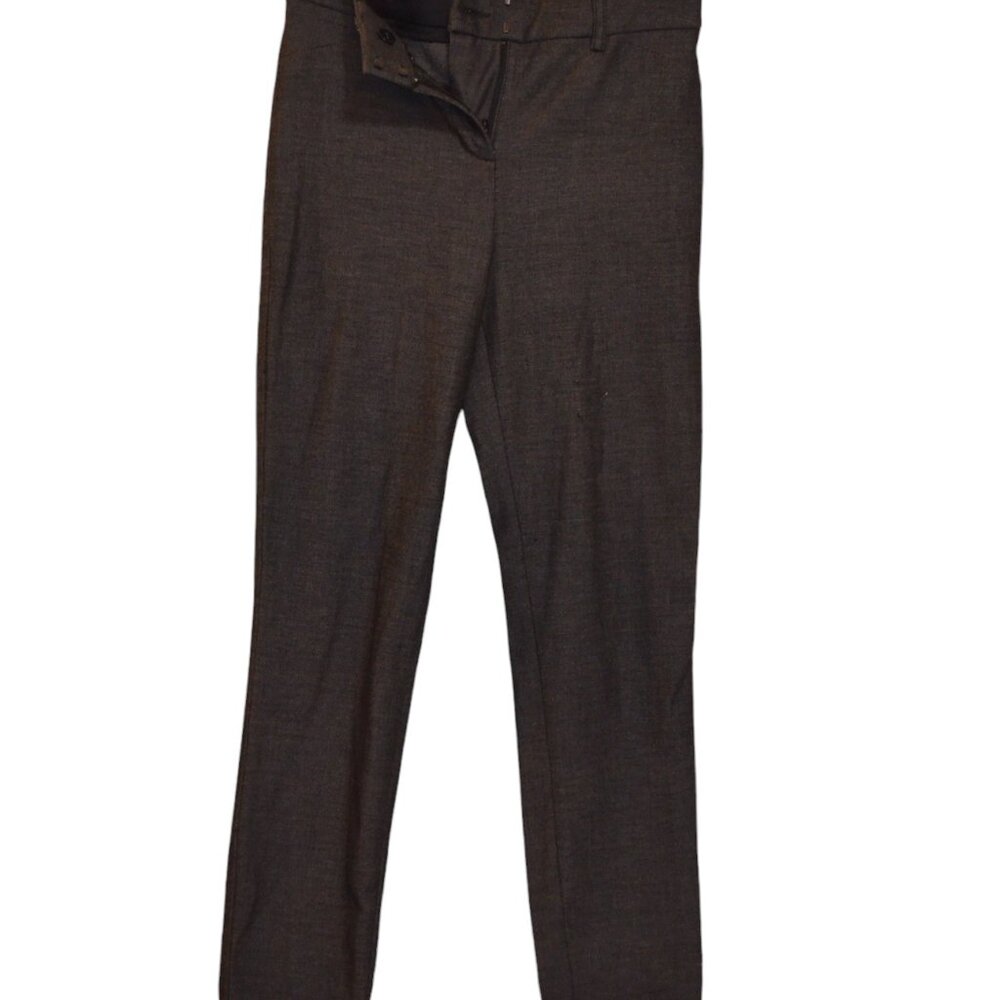 EXPRESS Skinny Mid Rise Grey Poly-Rayon-Spand-Cotton Stretchy Dress Pants 00